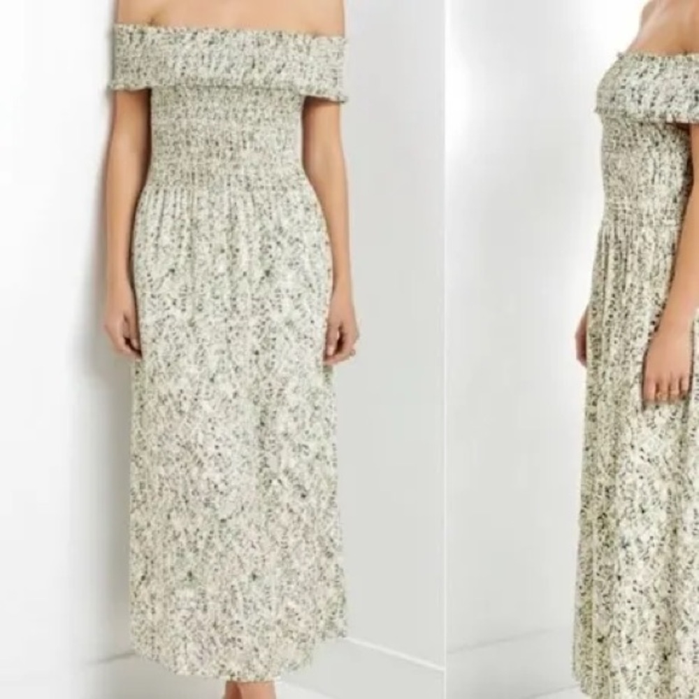 NWT - Hill House - Marguerite Dress - Sand Basketweave Vine - XS